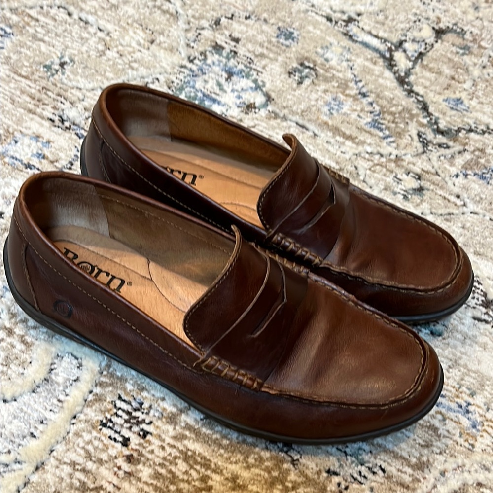 Born Men's Brown Loafers